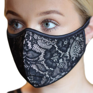 Black Lace Nude Mask