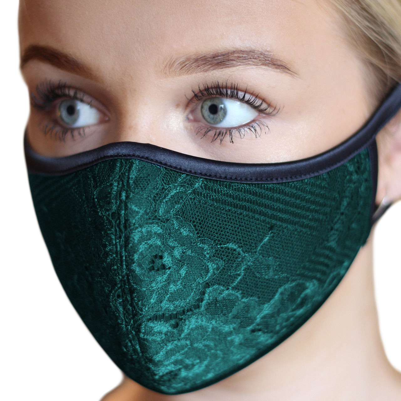 Green Lace Mask