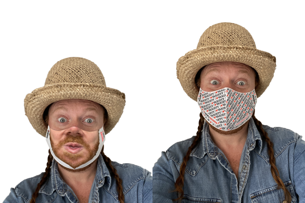 Keith Lemon Wearing Variety Masks